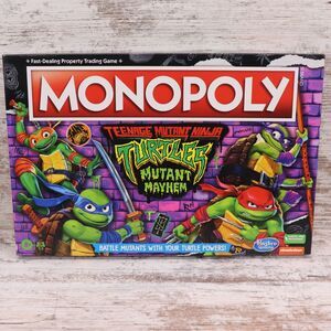 Teenage Mutant Ninja Turtles TMNT Monopoly: Mutant Mayhem Edition - Board Game